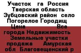 Участок 1 га ,Россия, Тверская область, Зубцовский район, село Погорелое Городищ › Цена ­ 1 500 000 - Все города Недвижимость » Земельные участки продажа   . Амурская обл.,Благовещенский р-н